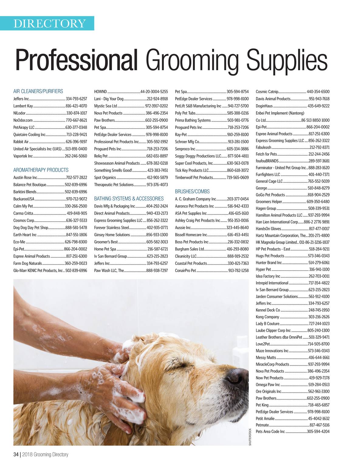 Dog grooming tools store list