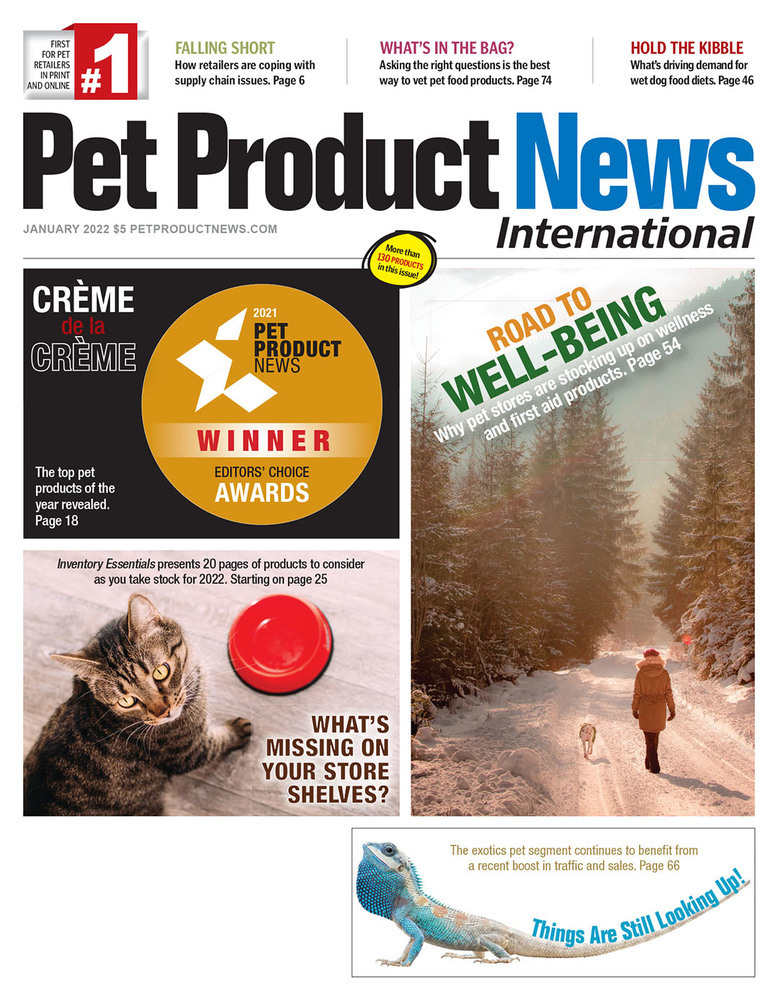 Pet Product News January 2022 Cover