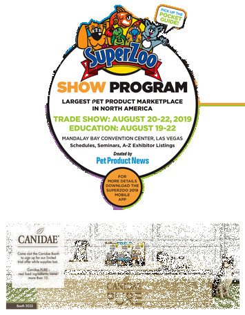Pet Product News Superzoo Show Program 2019 Front Cover