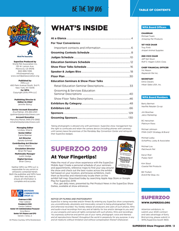 Pet Product News Superzoo Show Program 2019 Front Cover