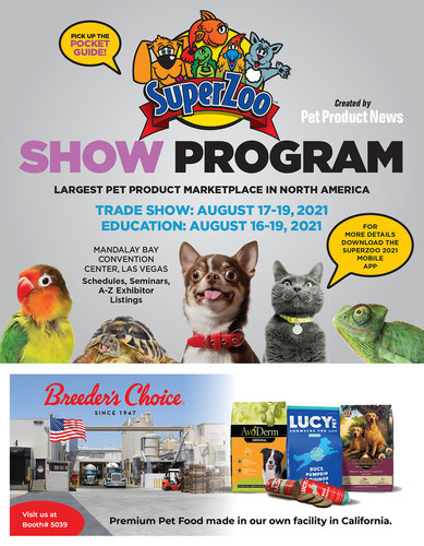 Pet Product News SuperZoo Show Program 2021 Cover