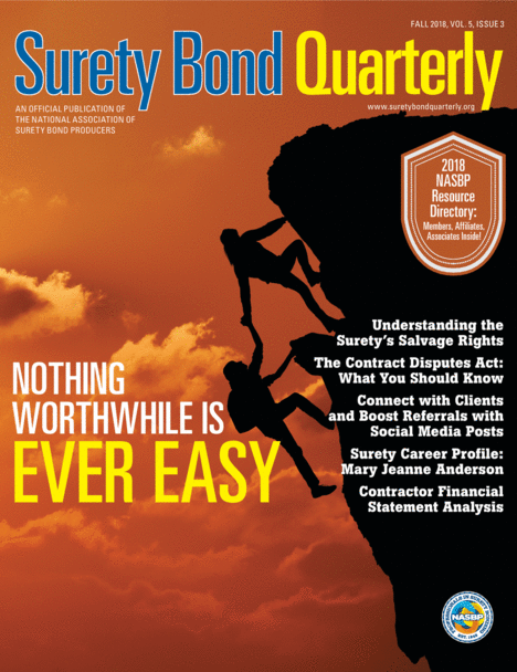 NASBP Surety Bond Quarterly Magazine