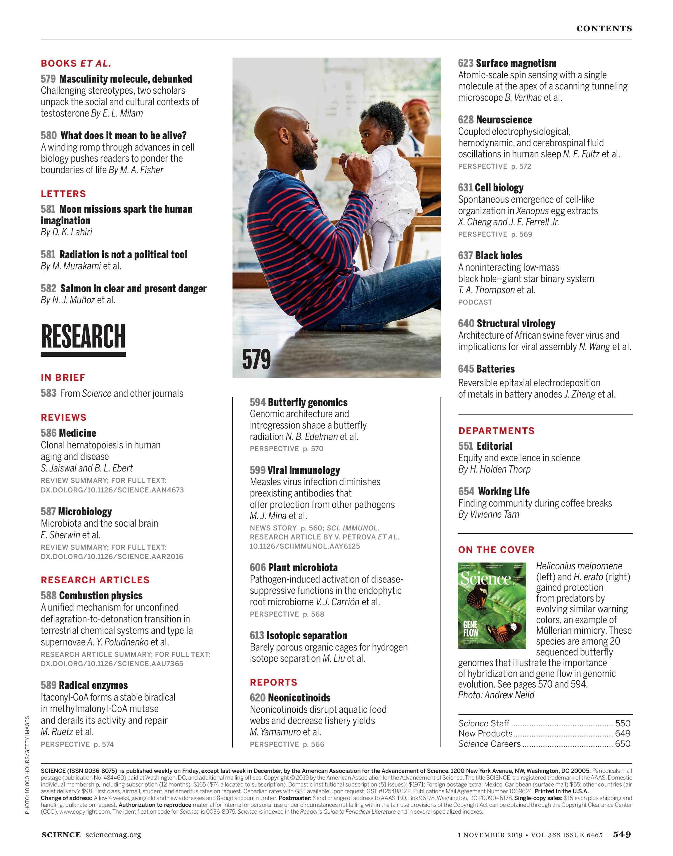 Science Magazine November 1 2019 Page 549