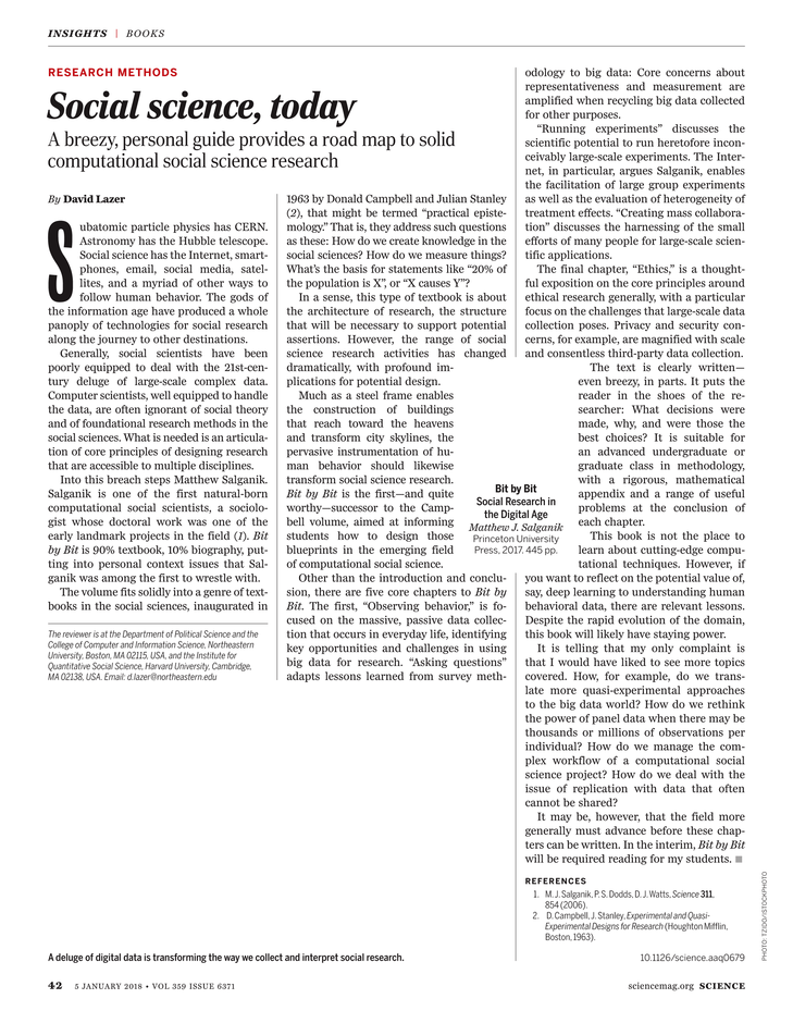 science magazine january 5