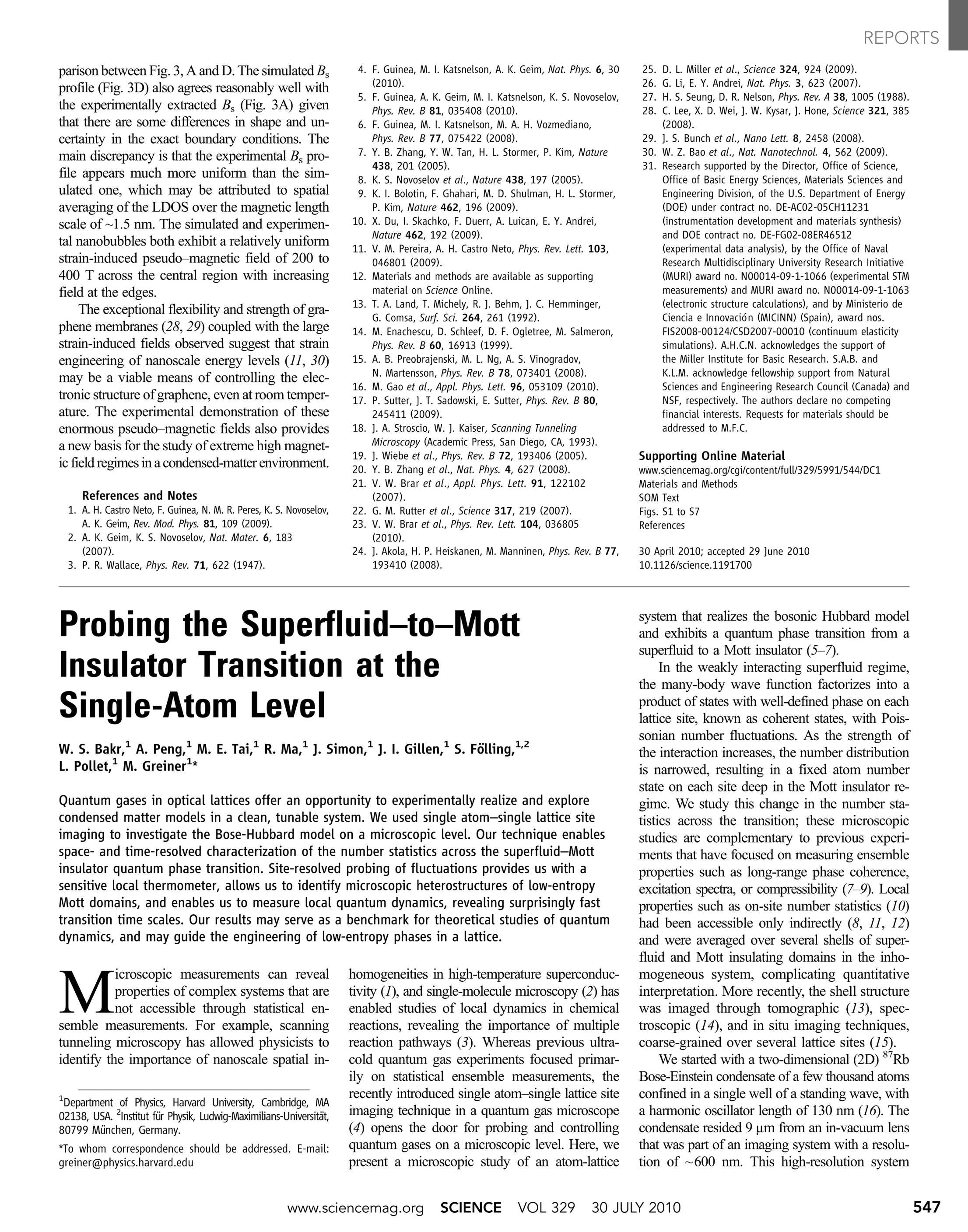Science Magazine 30 July 10 Page 547 Science Magazine 30 July 10 Page 547