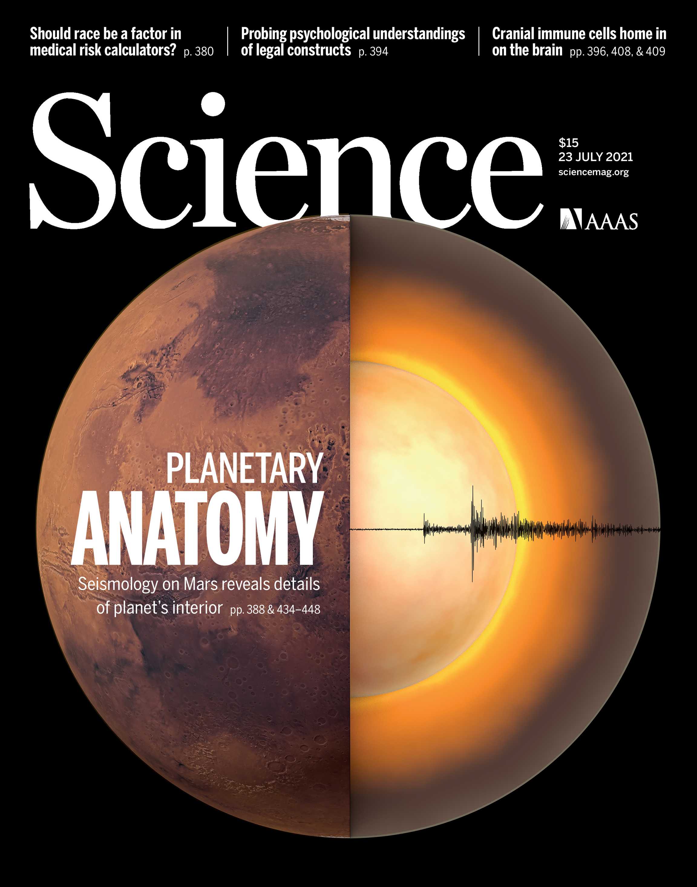 Science Magazine July 23 21 Page Cover