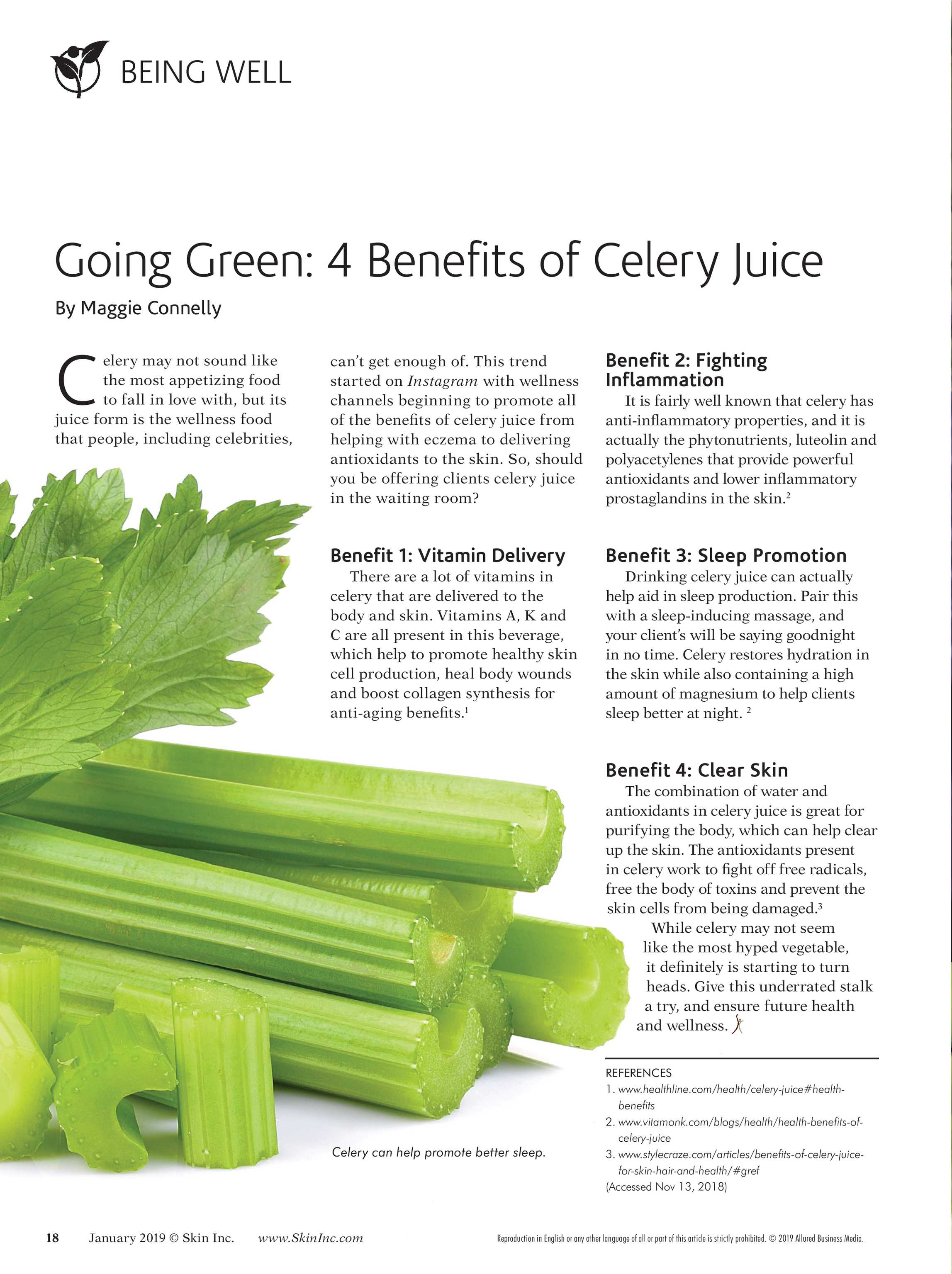 Celery hotsell stalk benefits