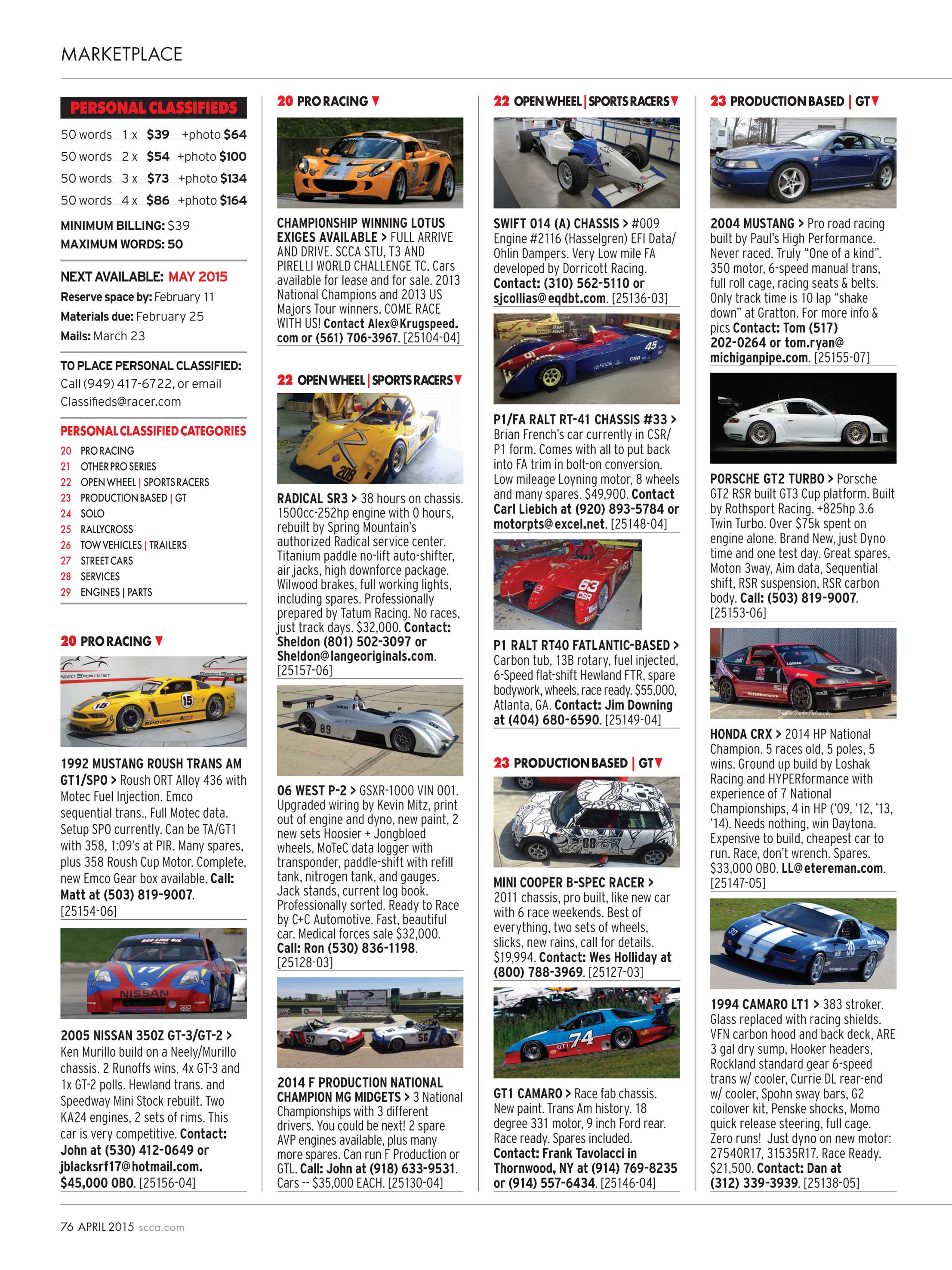 Sports Car - April 2015 - page 76