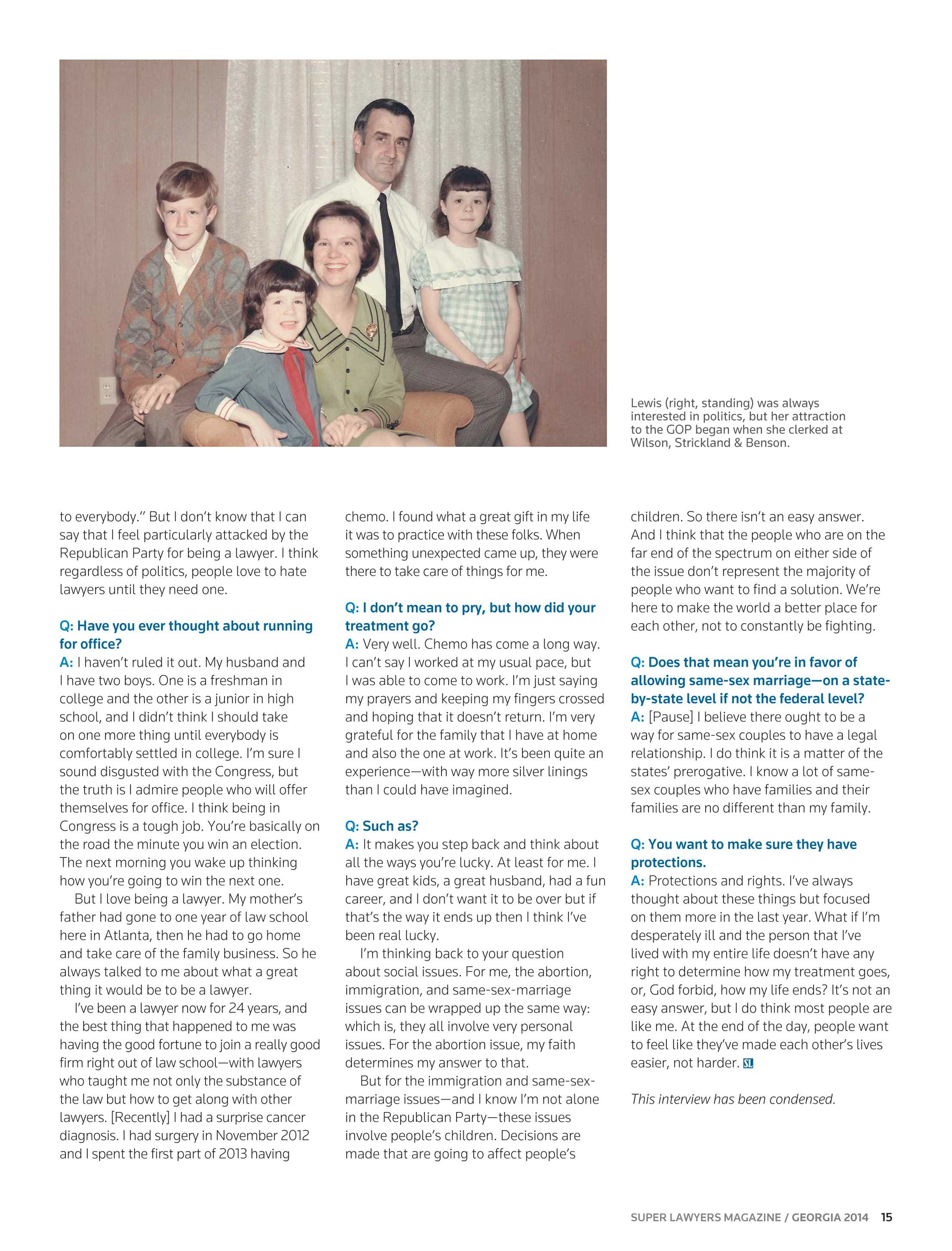 Super Lawyers Georgia 2014 Page 15