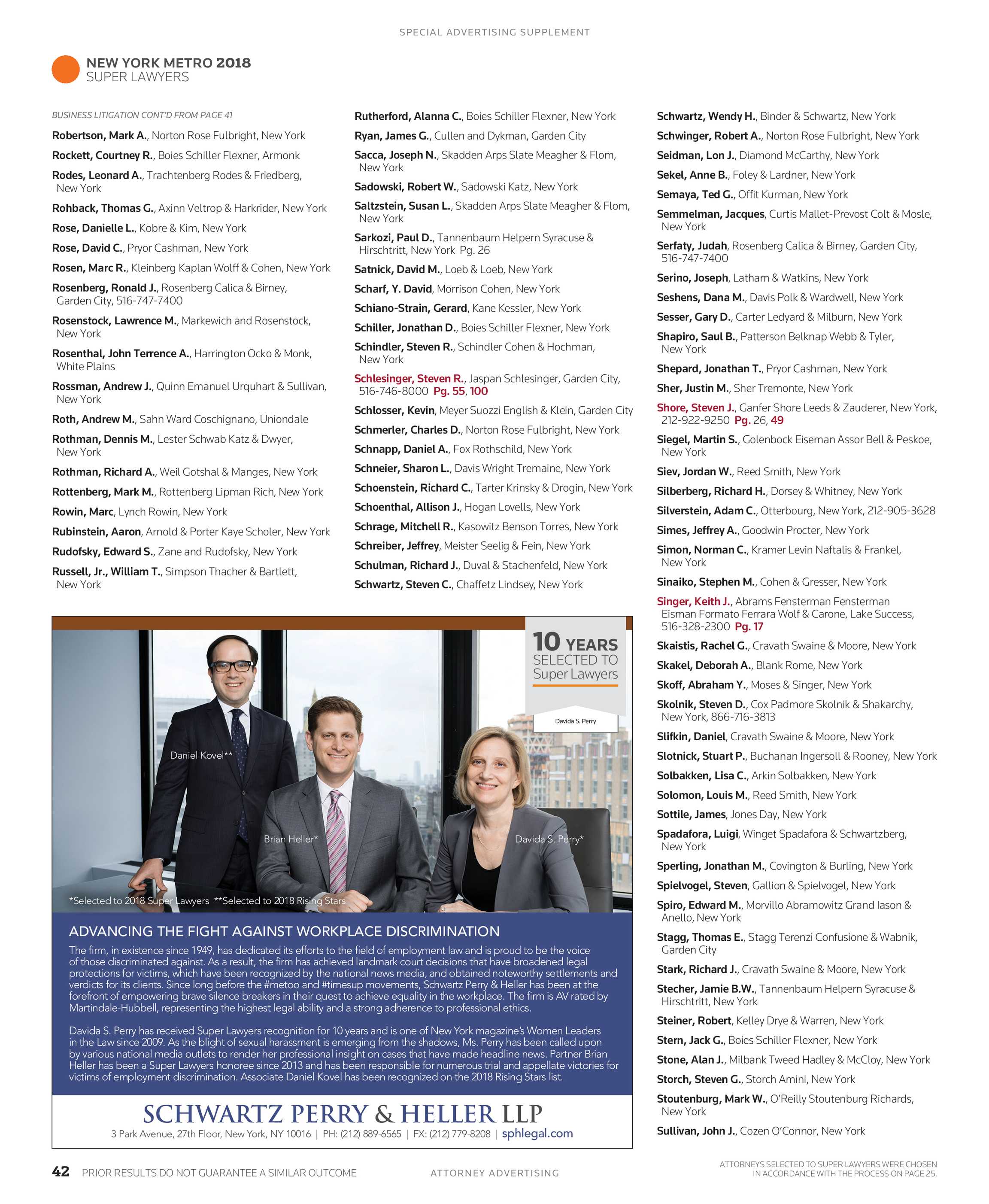 super lawyers new york