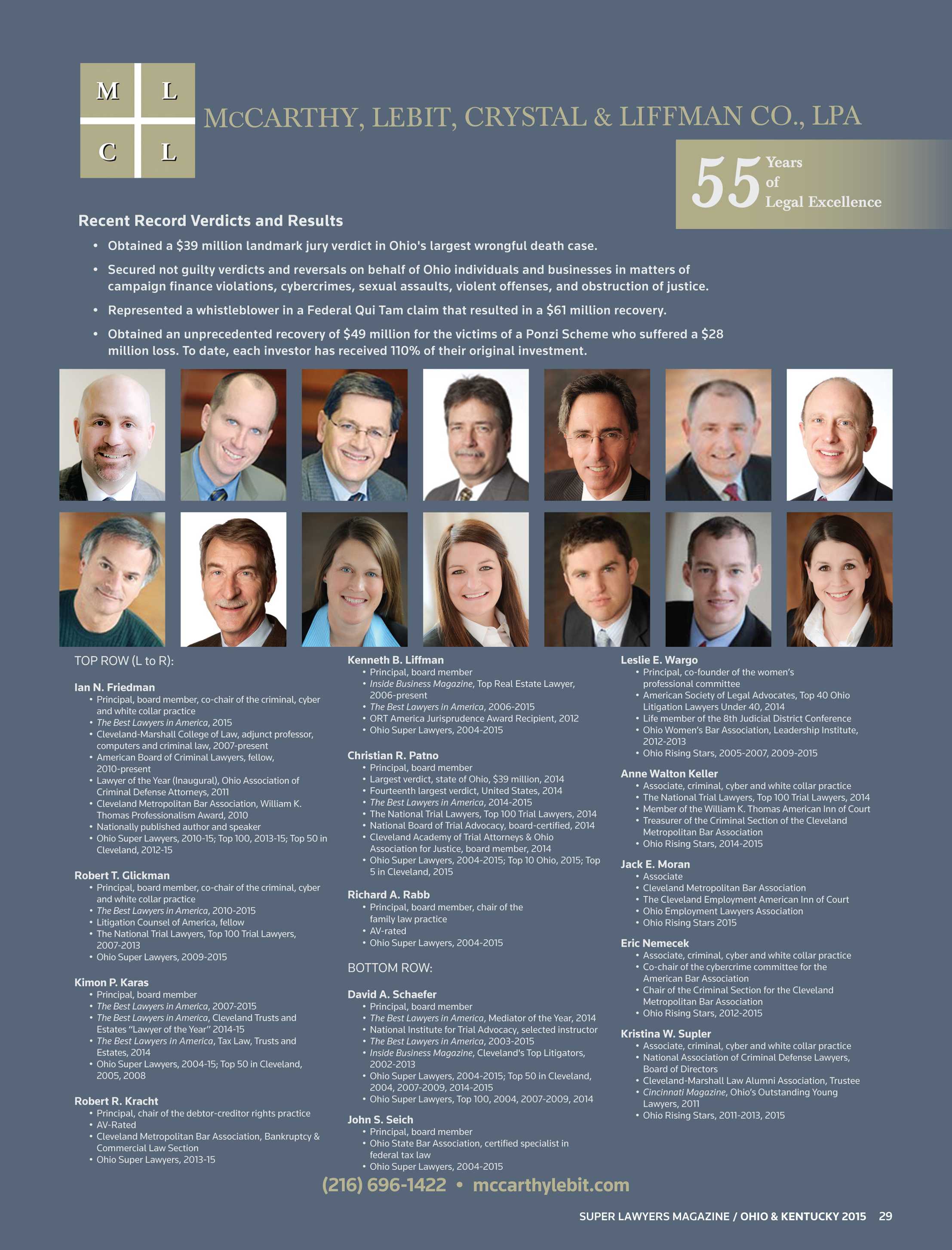 Super Lawyers Ohio And Kentucky 2015 Page 29