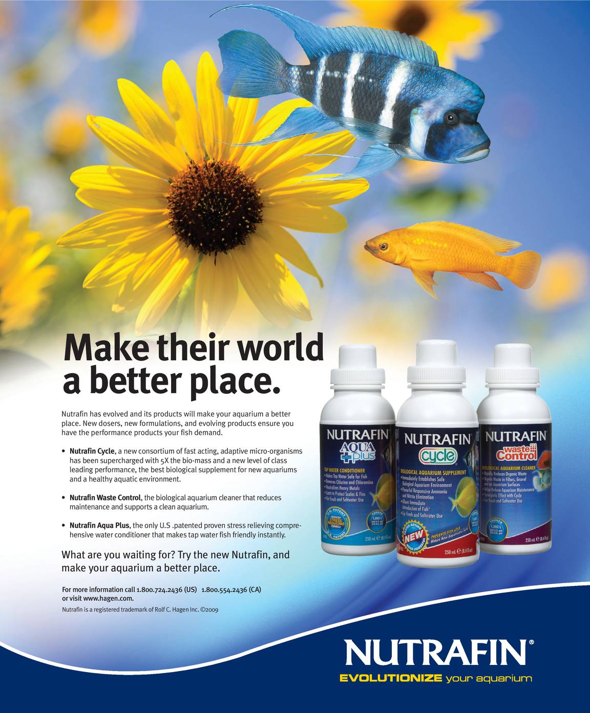 Nutrafin Waste Control - Biological Aquarium Cleaner