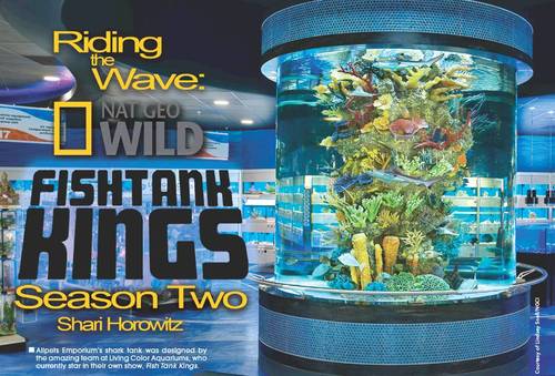 Tropical Fish Hobbyist - May 2013 - Riding the wave: FISH TANK KINGS Season  Two