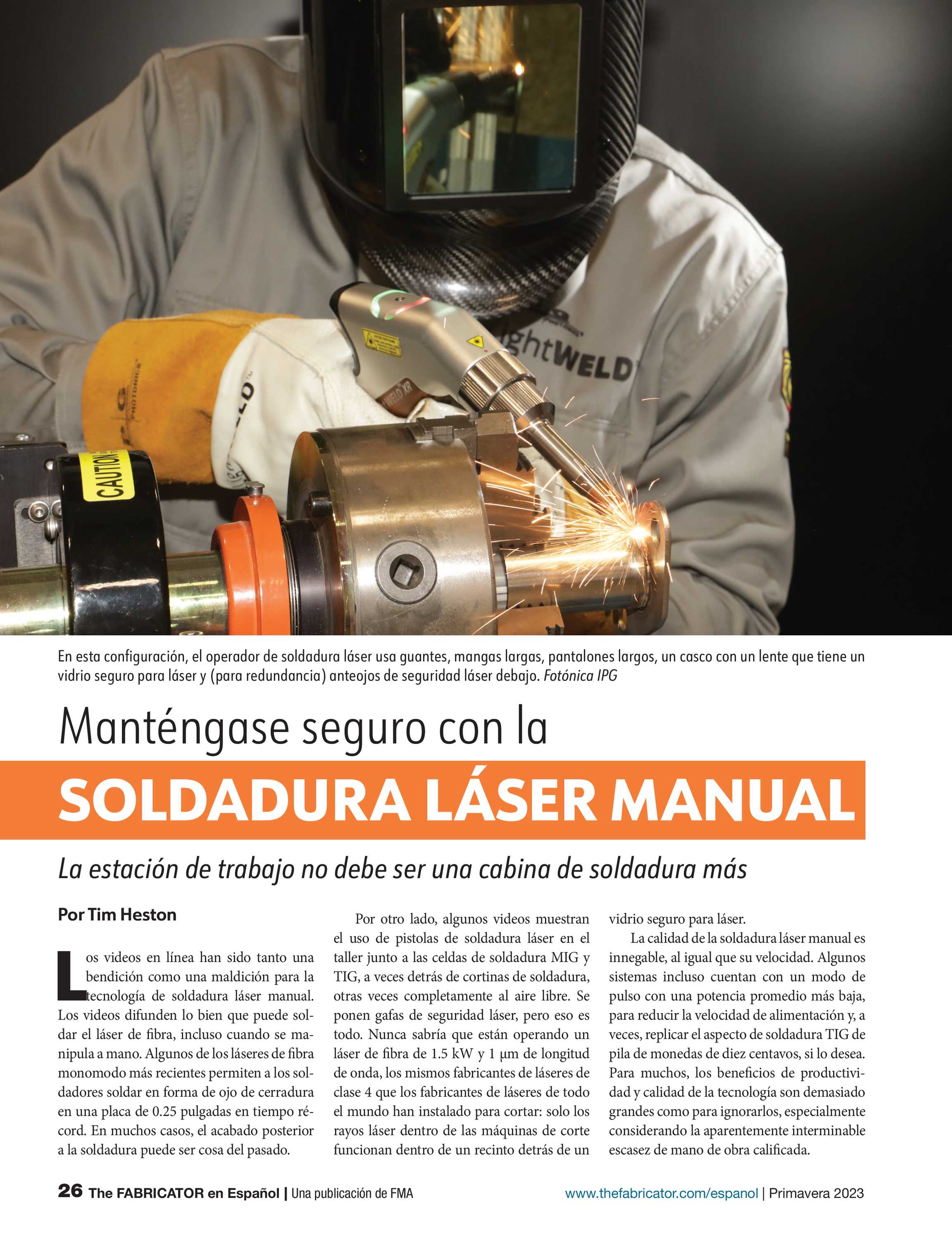 The Fabricator Espanol - Spring 2023 - page 26