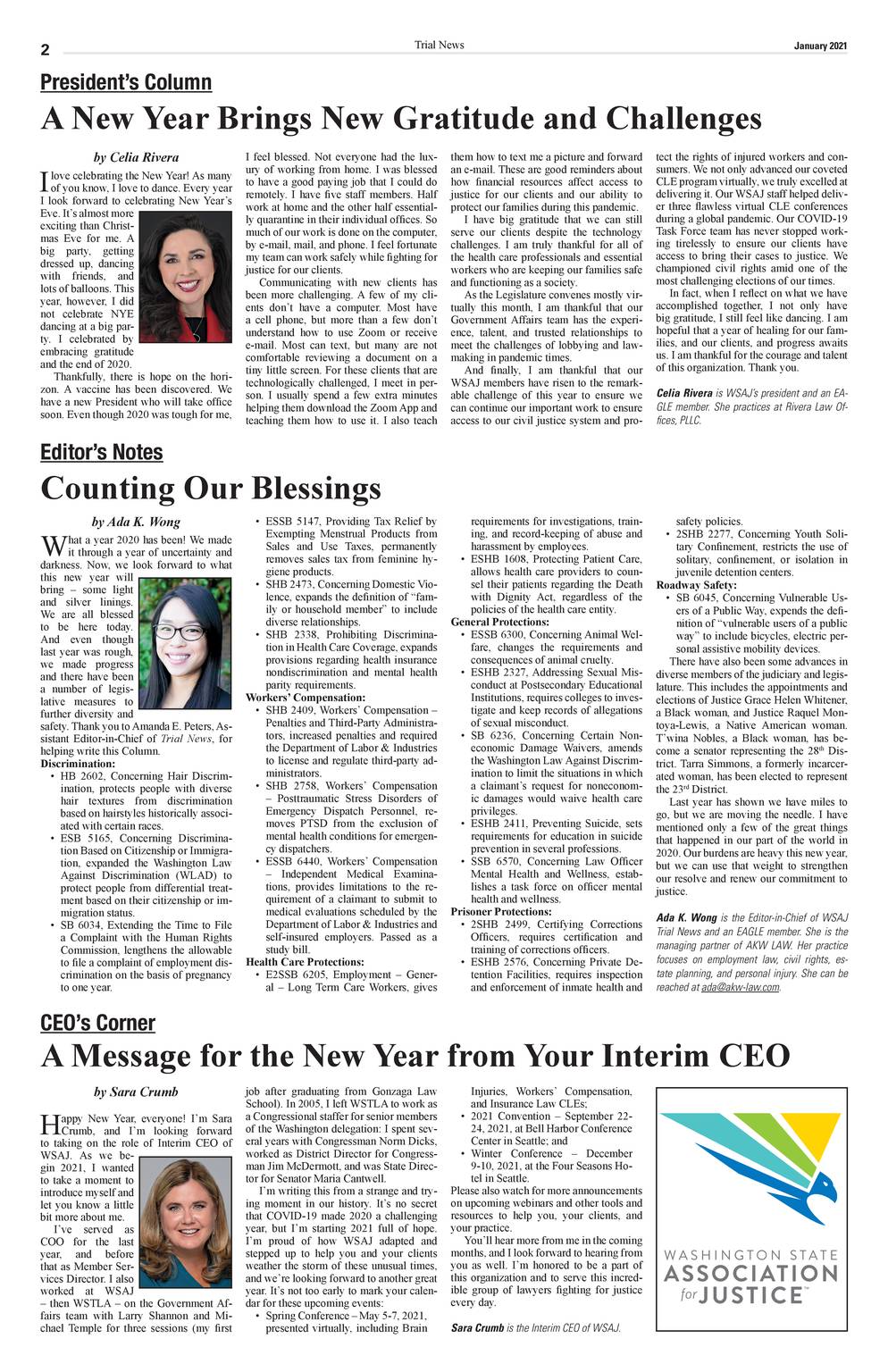 Trial News - January 2021 - page 1