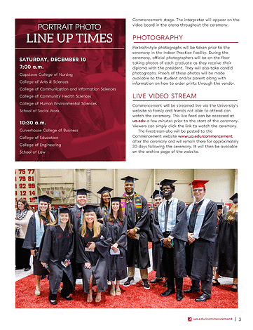 UA Commencement - Commencement Guide Fall 2022