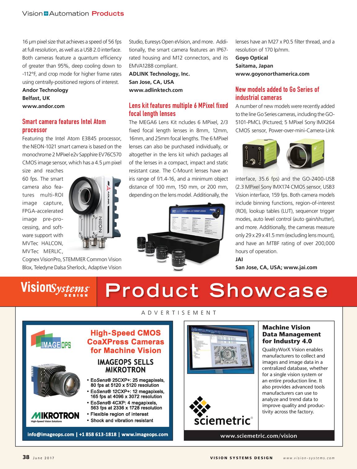 Vision Systems June 2017 page 39