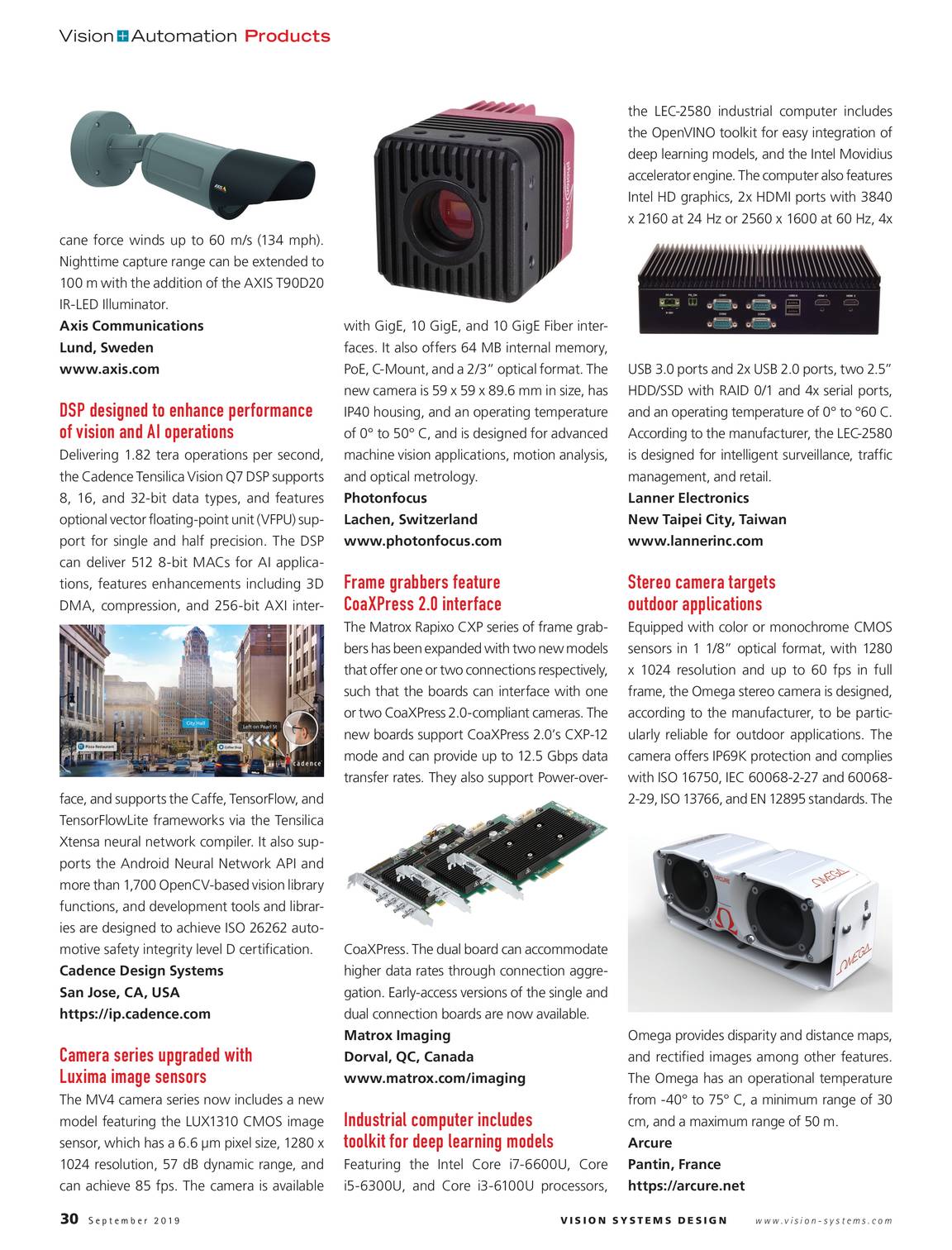 Vision Systems - September 2019 - page 29